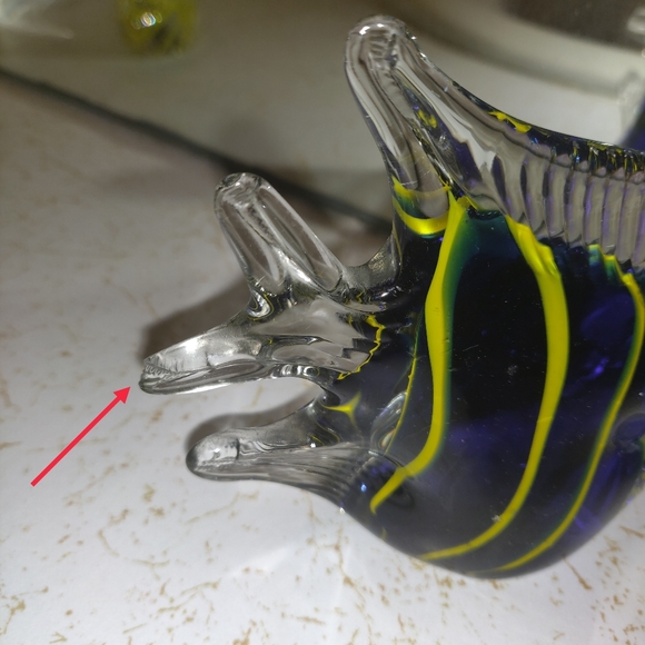 🐟Art Glass AngelFish Set🐟 - Picture 4 of 10